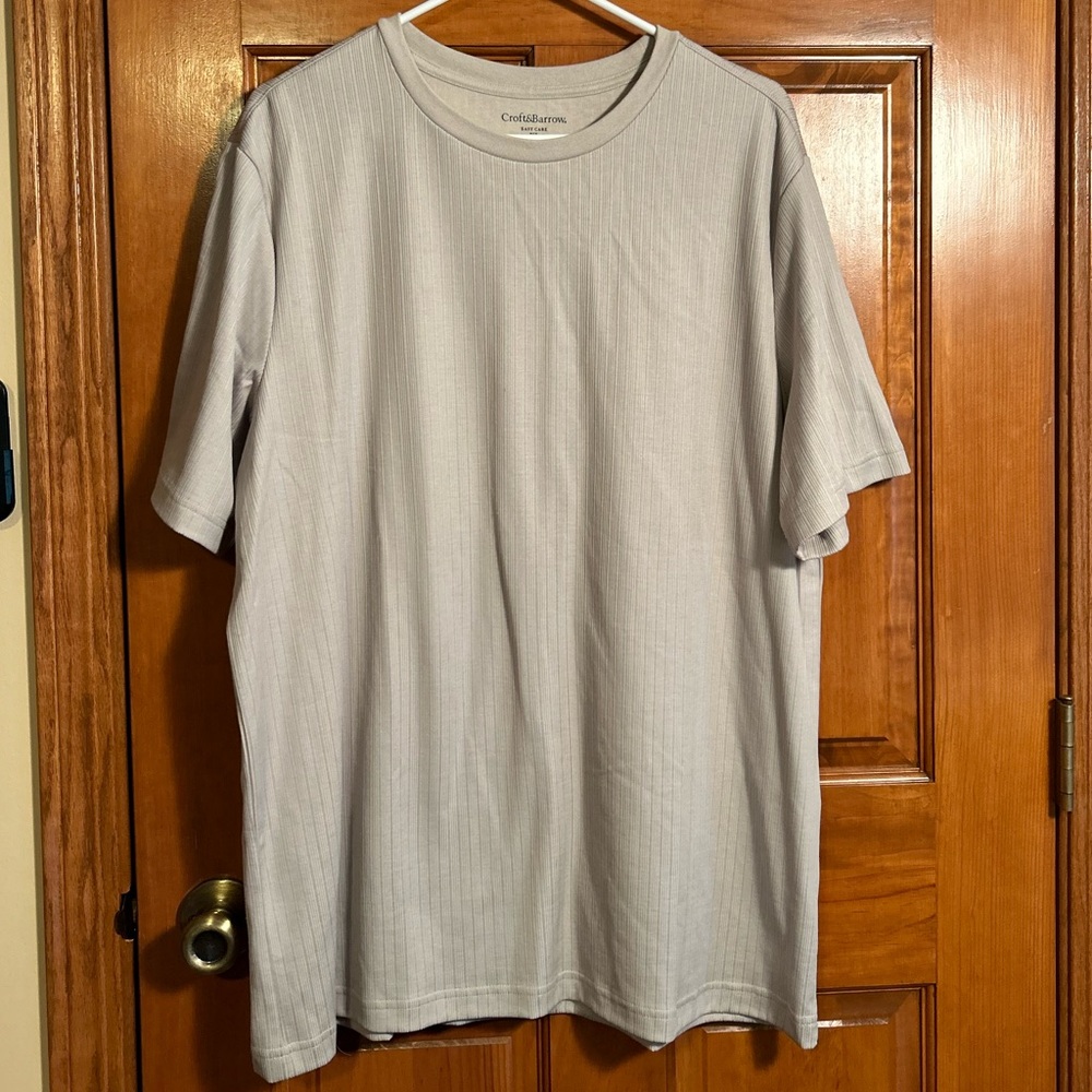 Croft & Barrow Gray Short Sleeve Tee